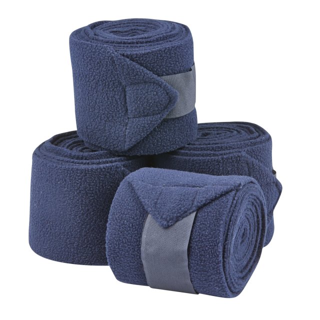 Saxon Saxon Coordinate Fleece Bandage 4 Pack In Navy