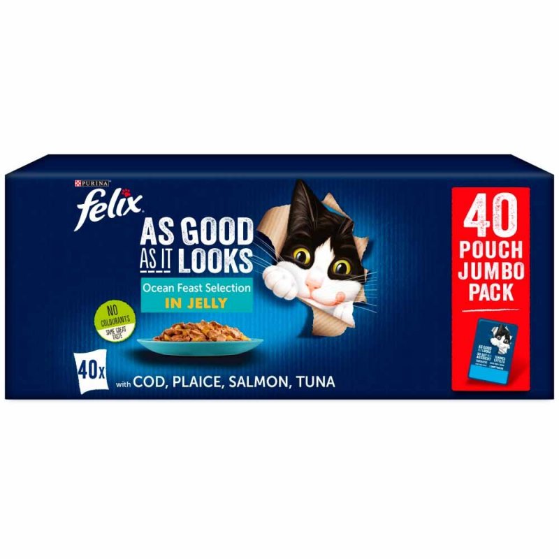 Purina Felix Agail Pouches - 40pk