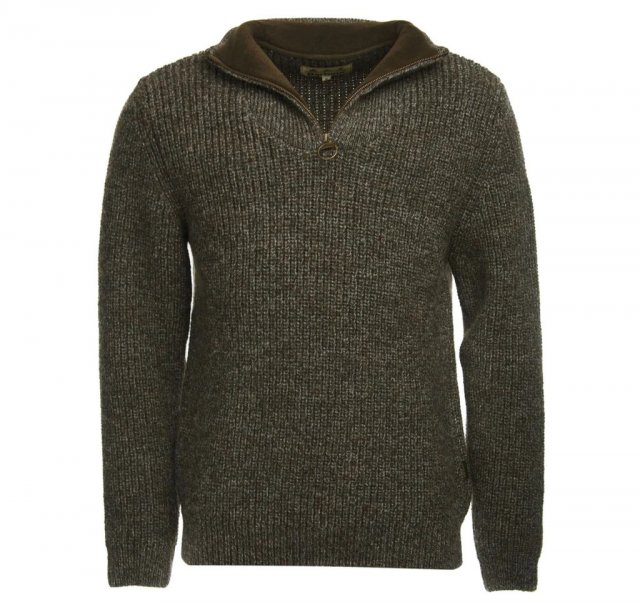 Barbour Barbour New Tyne Half Zip Lambswool Sweater