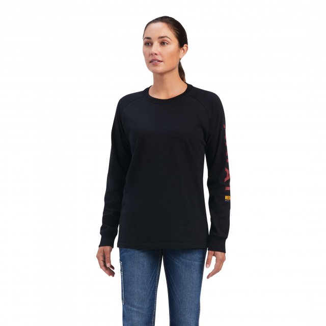 Ariat Ariat Rebar Women's Long Sleeve Cotton Strong Logo