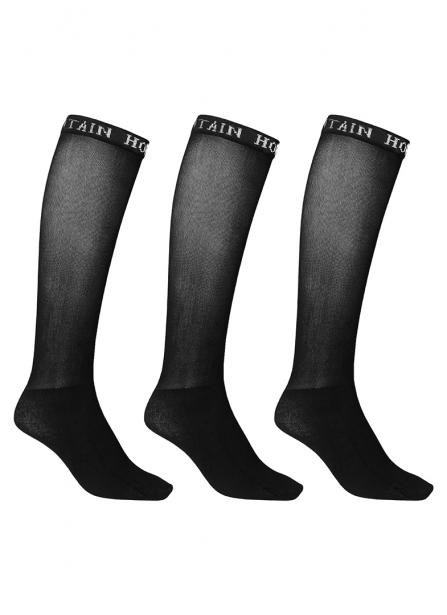 Mountain Horse Mountain Horse Black Competition Socks - 3pk