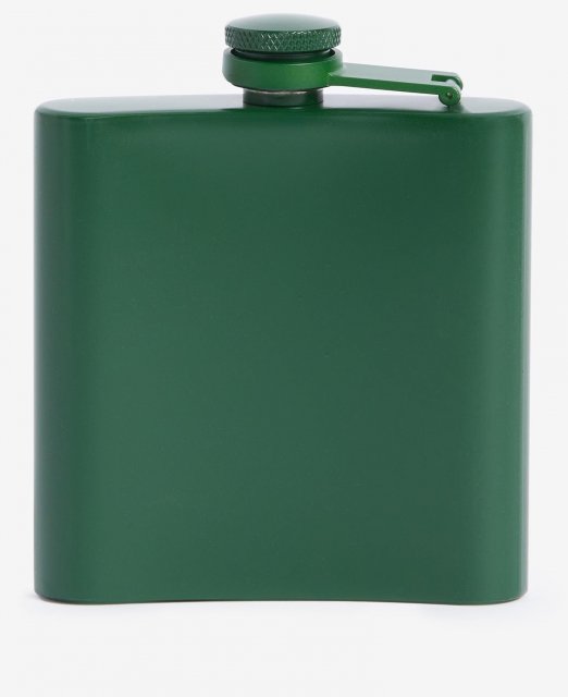 Barbour Leather Sleeved Hip Flask