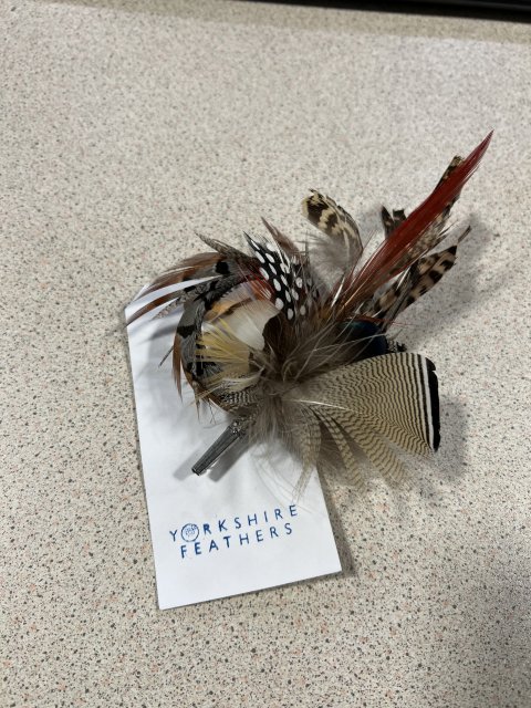 Yorkshire Feathers Yorkshire Feathers Hat / Lapel Pin - Small