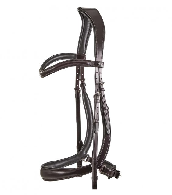 Premier Equine Premier Equine Anatomic Bridle With Crank Noseband - Black