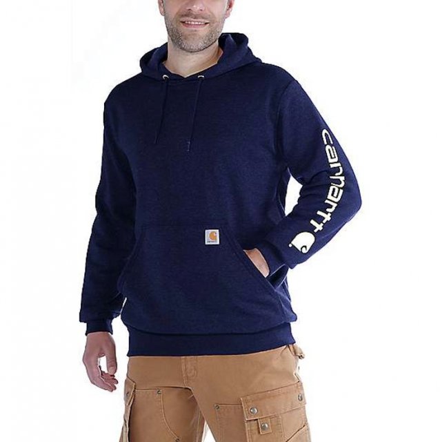 Carhartt Men's Midweight Hooded Logo Sweatshirt –, 59% OFF