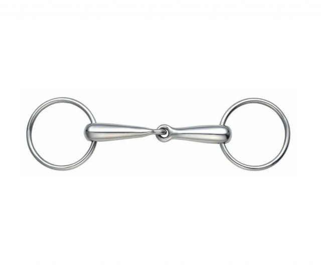 Shires Equestrian Shires Hollow Mouth Loose Ring Snaffle