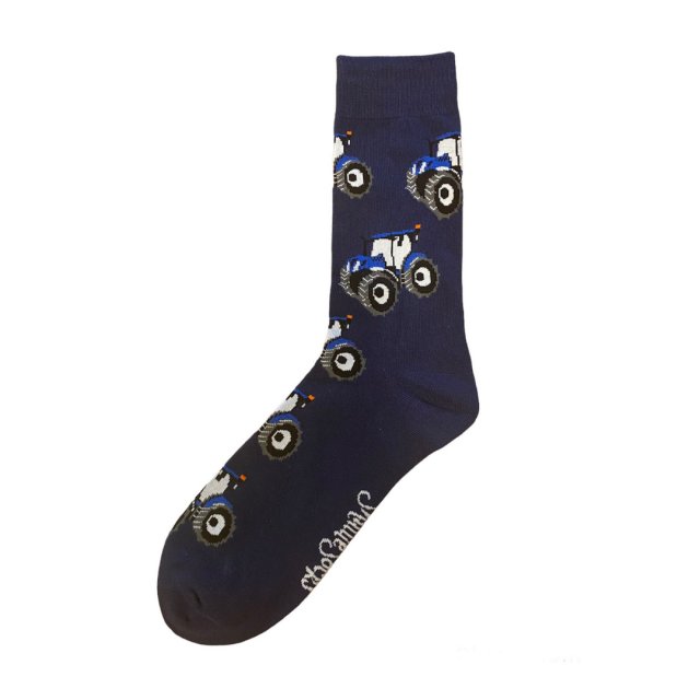 ShuttleSocks ShuttleSocks Crew Short Navy Tractor