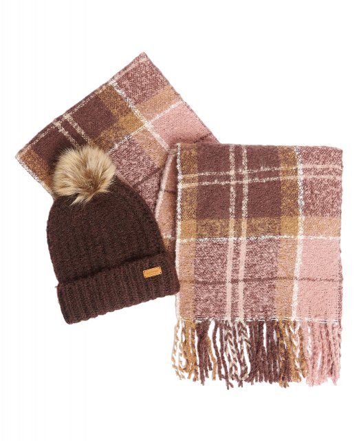 Barbour Barbour Ladies' Saltburn Beanie & Scarf Set