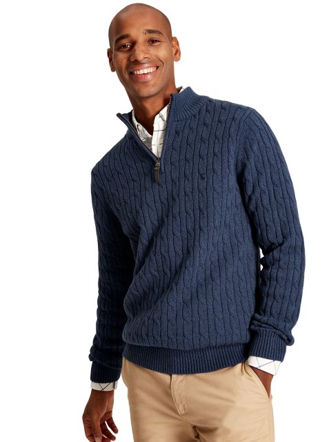 Joules Joules Men's Cable 1/4 Zip Jumper