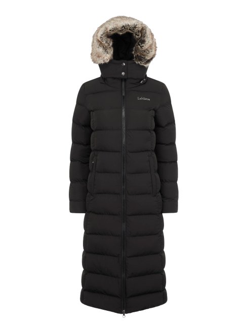 LeMieux Women's Harper Longline Black Puffer Coat Robinsons