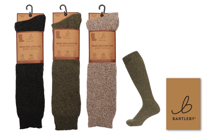 Bartleby Bartleby Men's Wellington Boot Socks