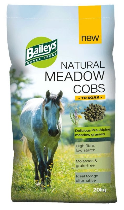 Baileys Baileys Natural Meadow Cobs - 20kg