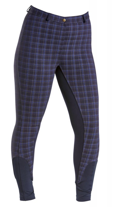 Firefoot Farsley Breeches in Navy Check junior