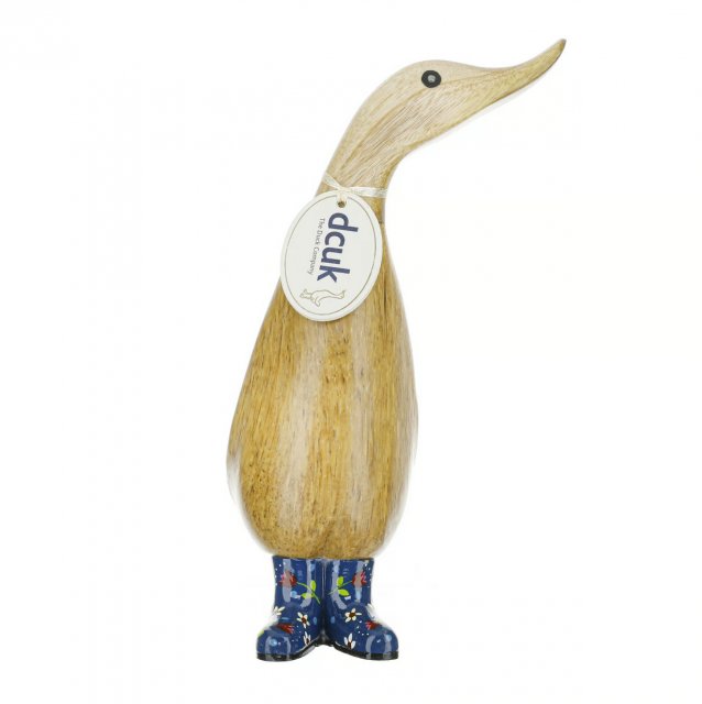 DCUK DCUK Natural Welly Floral Duckling