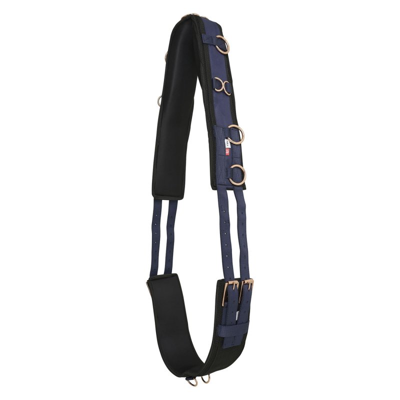 Imperial Riding Imperial Riding Lunging Girth Deluxe Extra Navy/Rose Gold