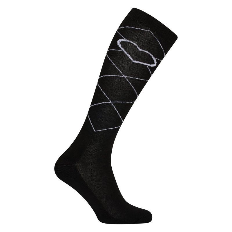 Imperial Riding Imperial Riding Socks Irhimperial Heart Black