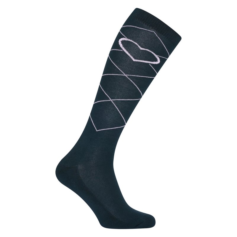 Imperial Riding Imperial Riding Socks Irhimperial Heart Forest Green