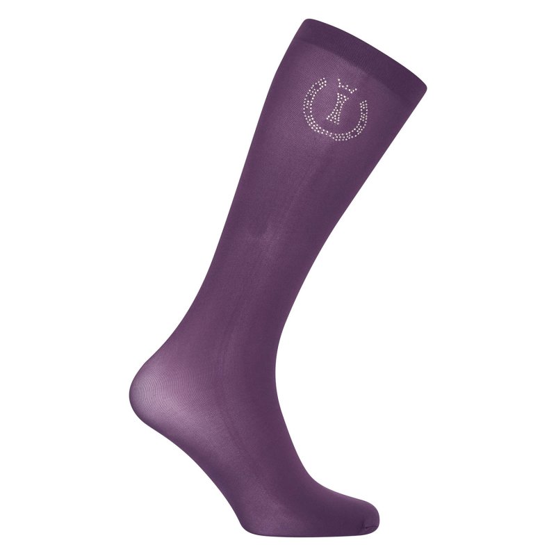 Imperial Riding Imperial Riding Socks Irhimperial Sparkle Bordeaux