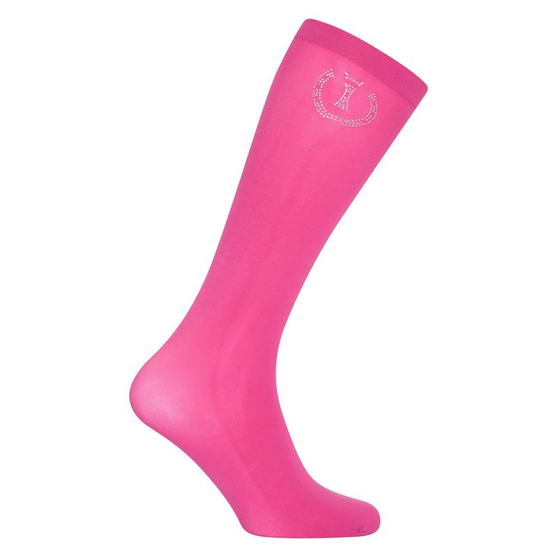 Imperial Riding Imperial Riding Socks Irhimperial Sparkle Flower Pink