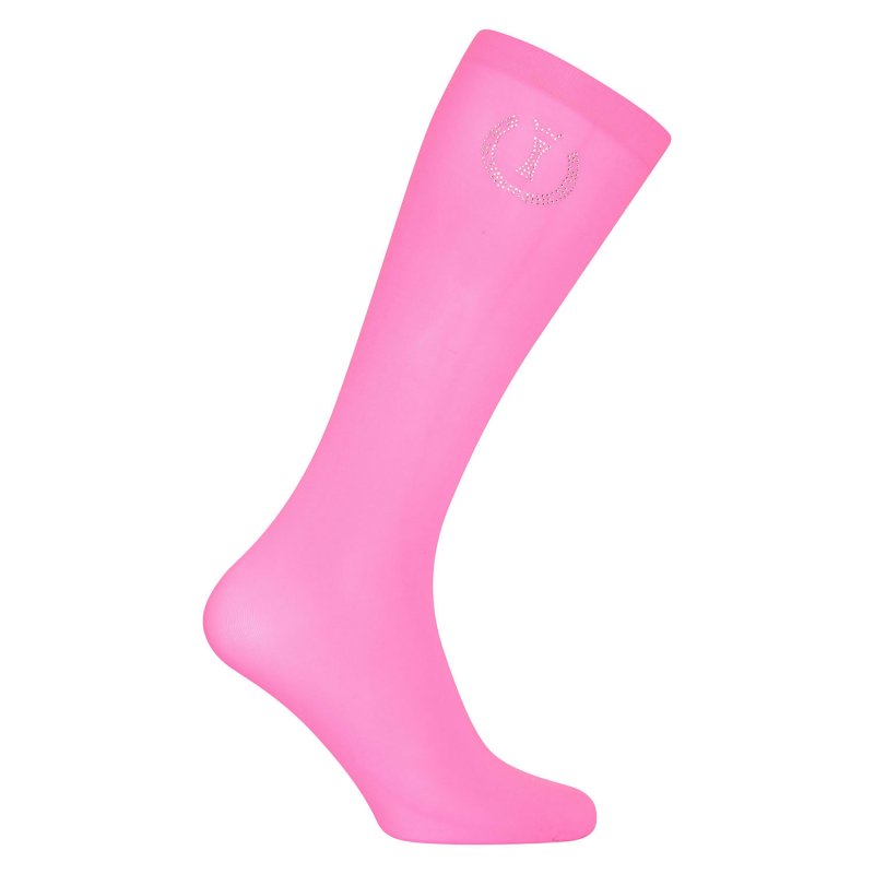 Imperial Riding Imperial Riding Socks Irhimperial Sparkle Knockout Pink