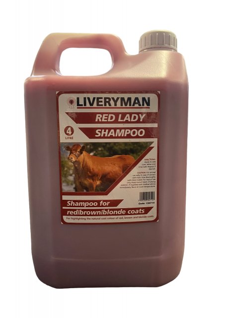 Liveryman Liveryman Red Lady Cattle Shampoo - 4L