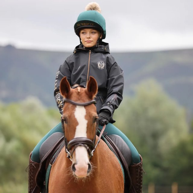 Veste D'équitation Shires Aubrion - Taille S, Bleue, Neuve Avec Petits Défauts