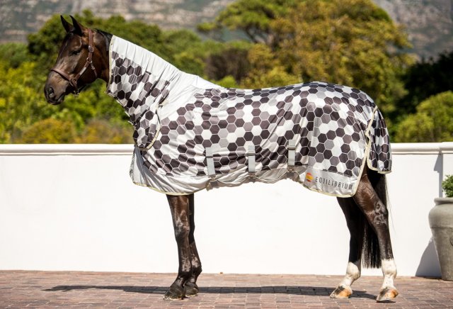 Equilibrium Equestrian Equilibrium Field Relief Fly Rug - Hexagon