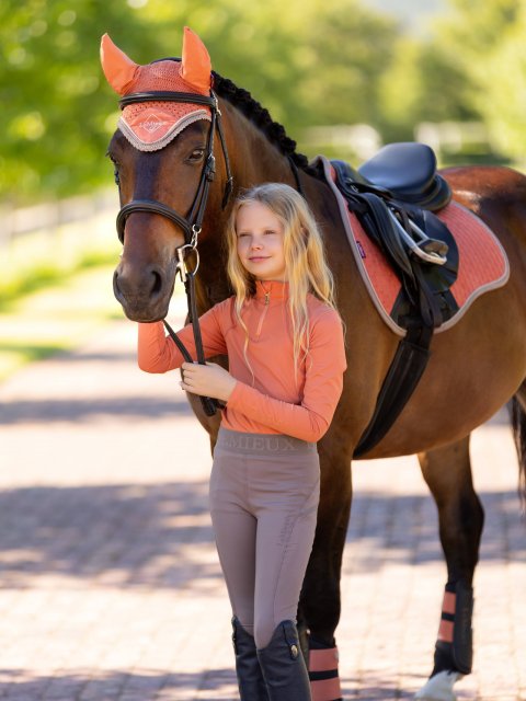 LeMieux Young Rider Kennedy Veste d'équitation pour enfant, bleu marine, 13-14 ans