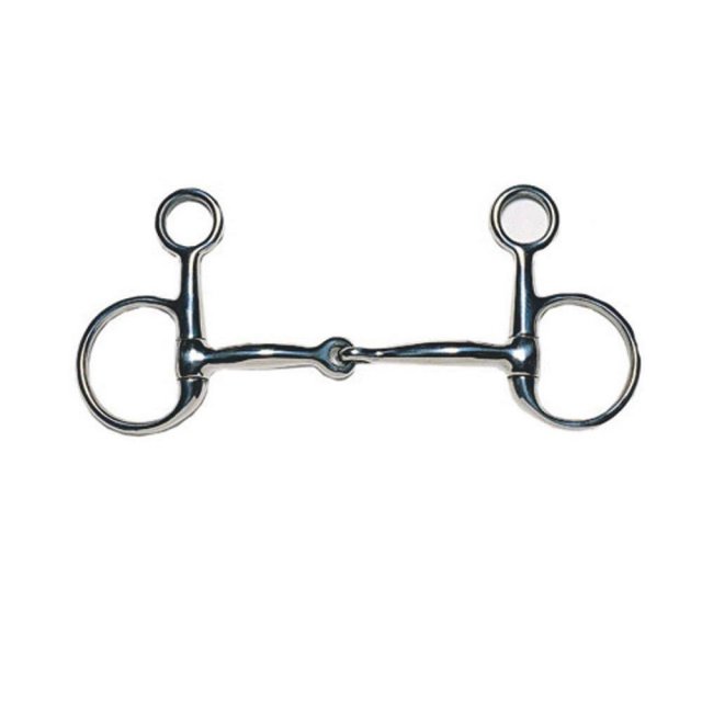 JP JP Korsteel Hanging Cheek Snaffle Curved Mouth