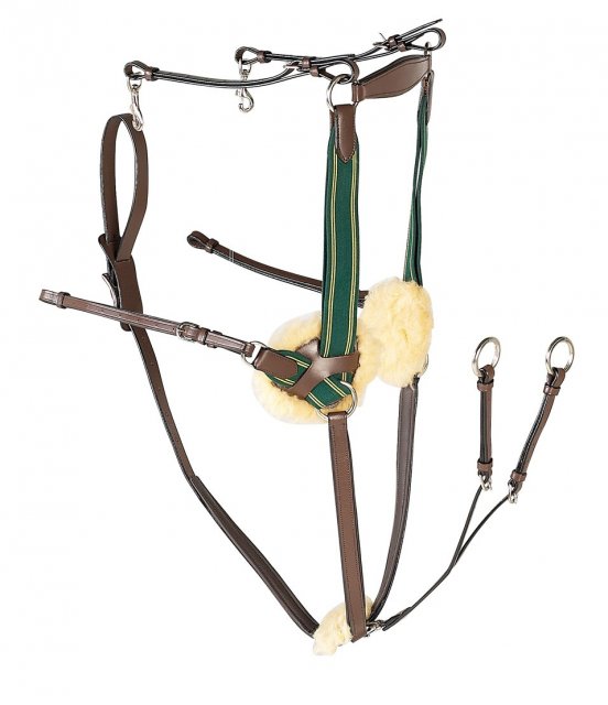 Gallop Gallop Leather 5 Point Breastplate