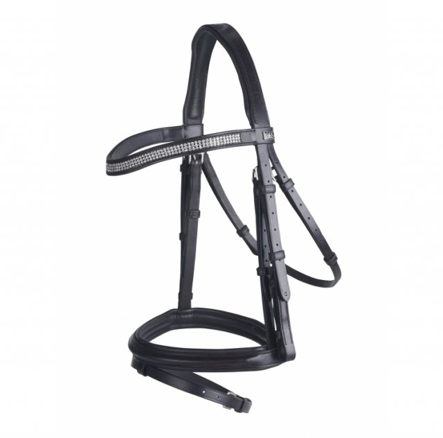 Fieldhouse Gfs Crystal Flash Bridle Black