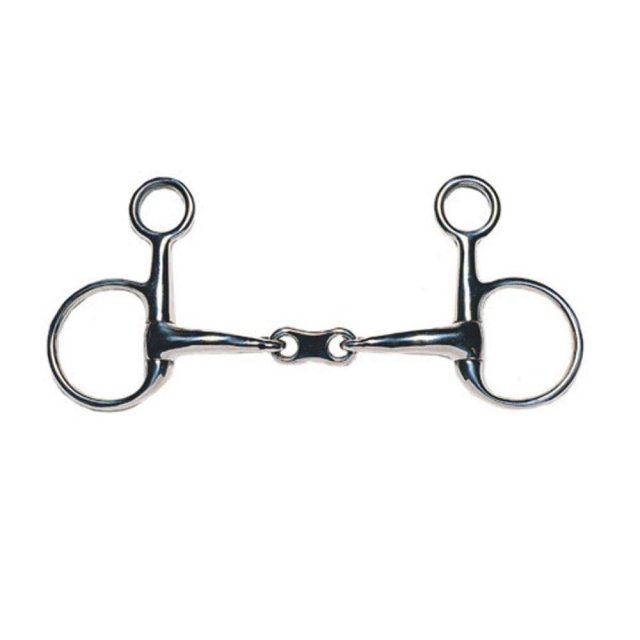 JP JP Korsteel French Link Hanging Cheek Snaffle Curved Mouth