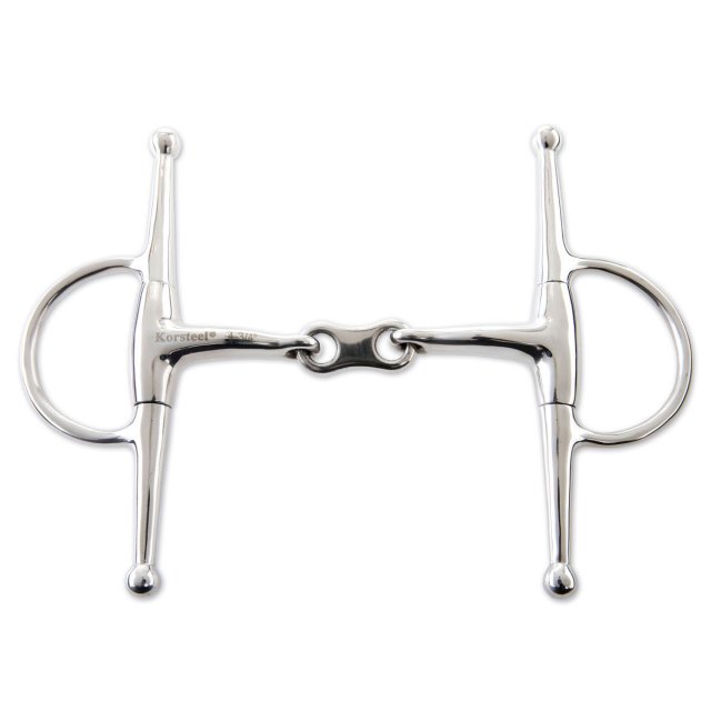 JP JP KORSTEEL FRENCH LINK FULL CHEEK SNAFFLE CURVED MOUTH