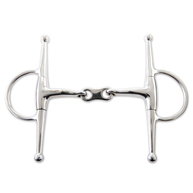 JP JP Korsteel French Link Full Cheek Snaffle Curved Mouth