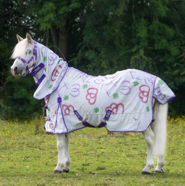 Gallop Gallop New Ponie 'Bits of Luck' Fly Rug