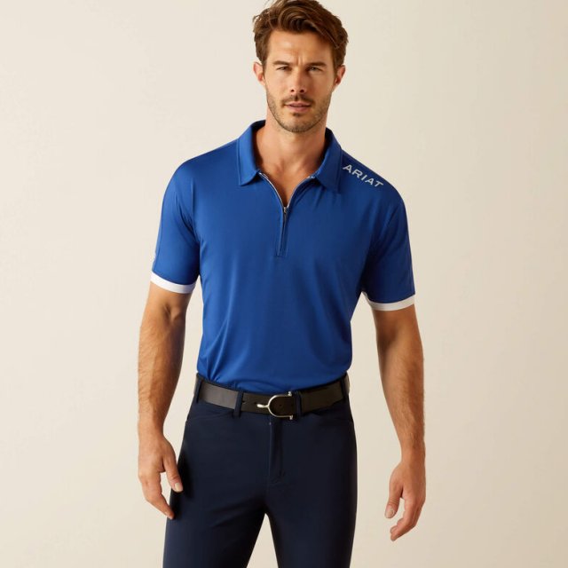Ariat Ariat Men's Bandera Team 1/4 Zip Polo Shirt