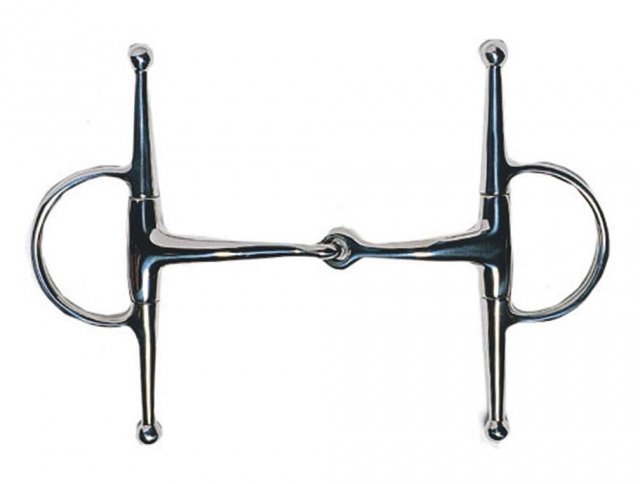 JP JP Korsteel Full Cheek Snaffle Curved Mouth