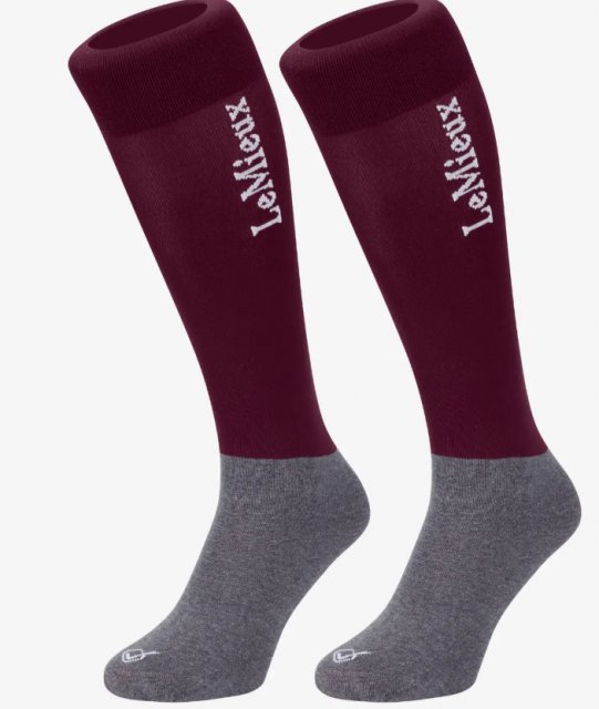 LeMieux Lemieux Competition Socks Black (Twin Pack)