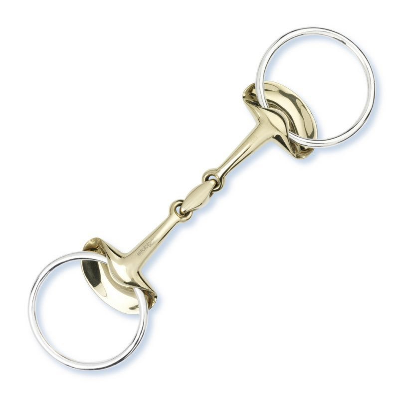 Stubben Golden Wings Snaffle Bit Double Broken