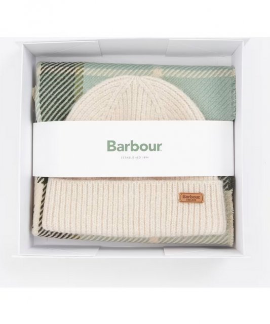 Barbour Barbour Pendle Beanie & Scarf Set