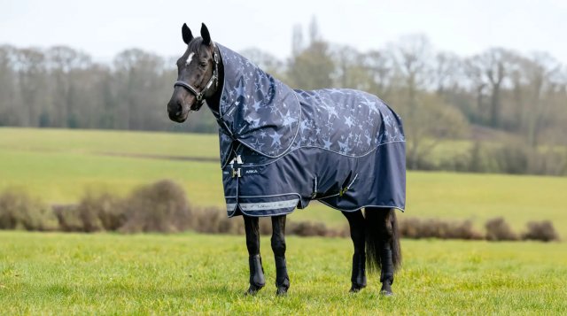 LeMieux Lemieux Arika Star 200G Turnout Rug  Navy