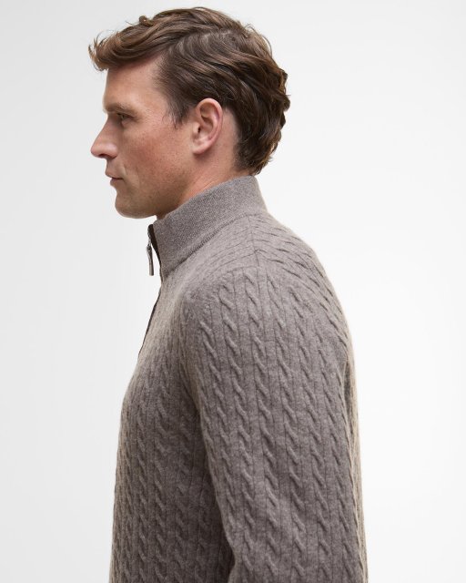 Barbour Barbour Men's Ramsden Half Zip Knitted Jumper