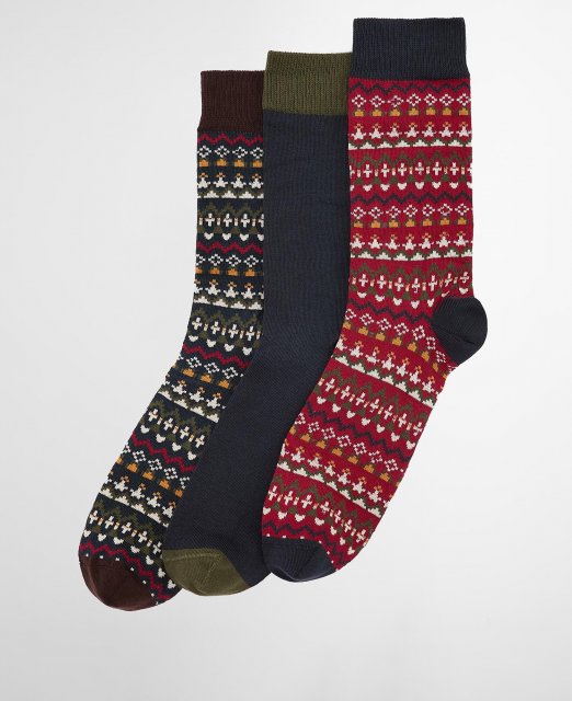 Barbour Barbour Men's Marlow Fair Isle Sock Gift Box