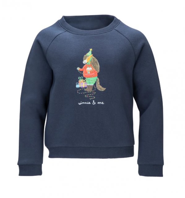 Shires Equestrian Shires Winnie & Me Festive Sweatshirt Childs