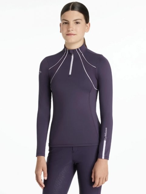 LeMieux Lemieux Young Rider Mia Mesh Base Layer, Juniper