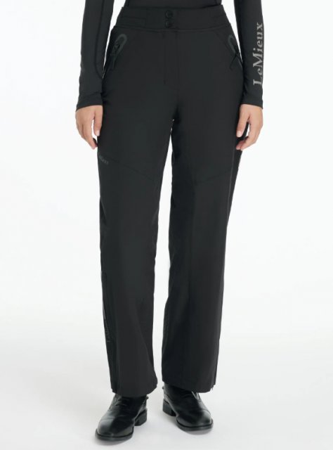 LeMieux Lemieux Young Rider Storm Wear Trousers, Black