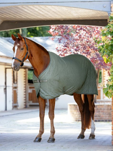 LeMieux Lemieux Arika Monogram Fleece Rug , Rosemary