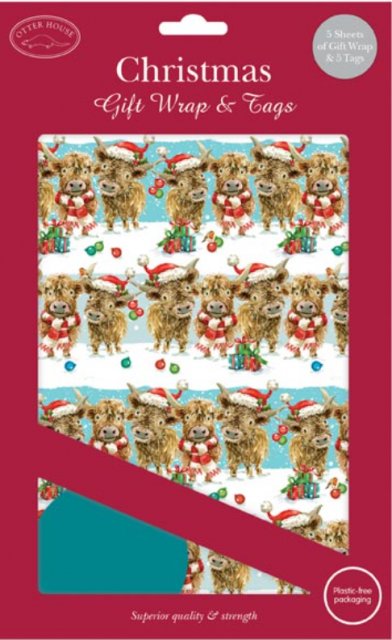 Christmas Wrapping: Highland Cows