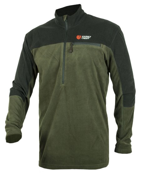 Stoney Creek Stoney Creek Unisex Microplus Top Long Sleeve, Black/Bayleaf