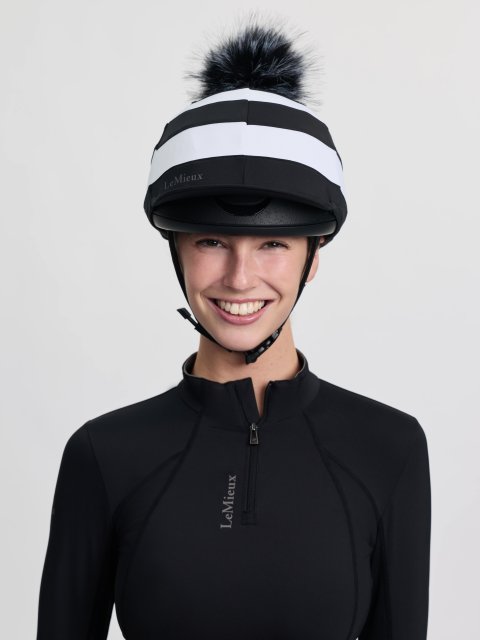 LeMieux LeMieux Derby Pom Hat Silk